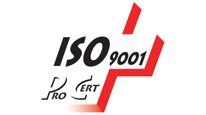 Wir sind jetzt ISO zertifiziert