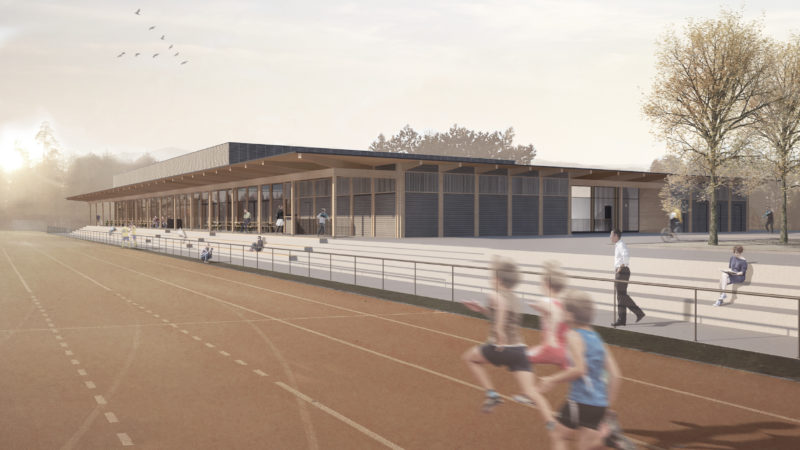 3. Preis Entwicklung Neubau Sporthalle und Sportanlage Hüssenbüel/ Hinwil zusammen mit Hornberger Architekten